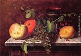 Still Life with Fruit and Vase by William Michael Harnett